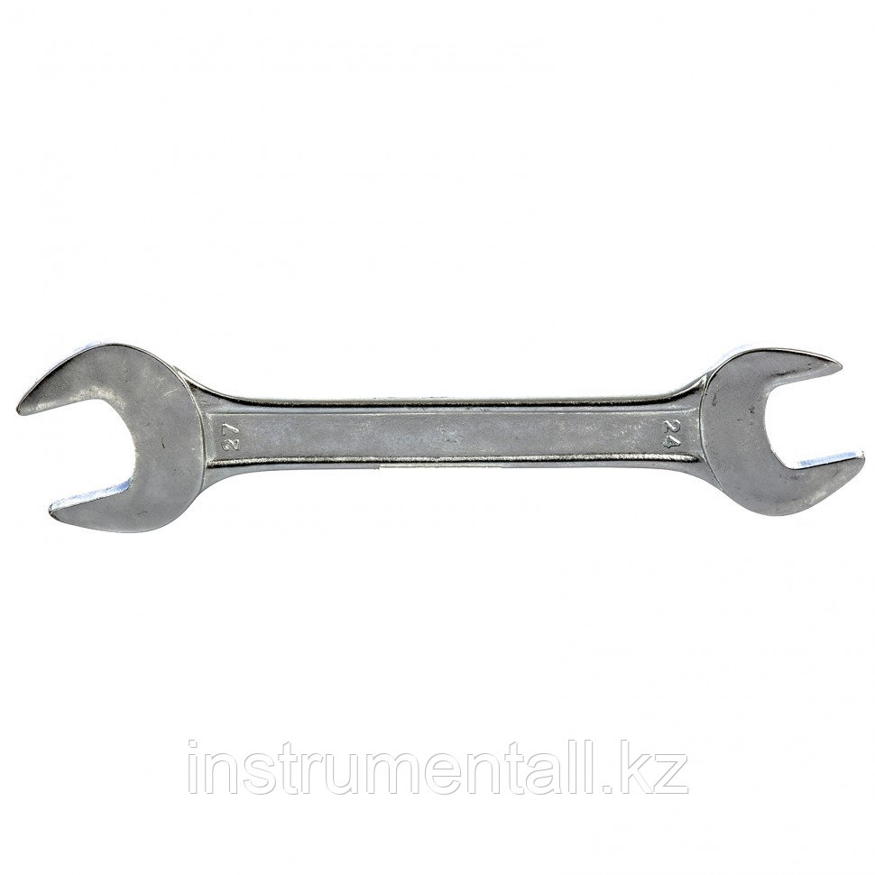 Ключ рожковый, 24 х 27 мм, хромированный Sparta Новинка