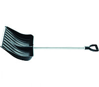 Лопата для уборки снега пластиковая, 510 х 415 х 1410 мм, алюминиевый черенок, Россия, Сибртех Новинка