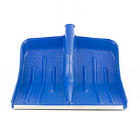 Лопата для уборки снега пластиковая, синяя, 420 х 425 мм, без черенка, Россия, Сибртех Новинка