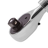 Ключ телескопический трещоточный 1/2, 305-445 мм, CrV, хромированная, двухкомпонентная рукоятка Gross Новинка, фото 5
