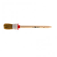 Кисть круглая № 6 (30 мм), натуральная щетина, деревянная ручка MTX Новинка