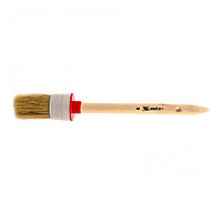 Кисть круглая № 8 (35 мм), натуральная щетина, деревянная ручка MTX Новинка