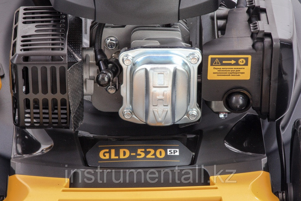 Газонокосилка бензиновая GLD-520SP, 196 куб.см, ширина 52 см, привод, 7 уровней,травосборник 60 л Denzel - фото 7 - id-p103050127