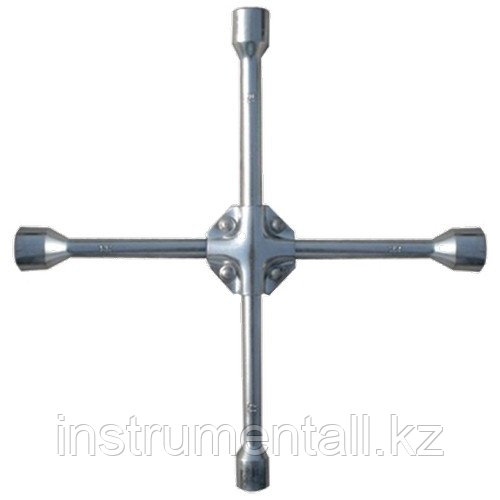 Ключ-крест баллонный, 17 х 19 х 21 мм, под квадрат 1/2, усиленный, толщина 16 мм Matrix Professional Новинка