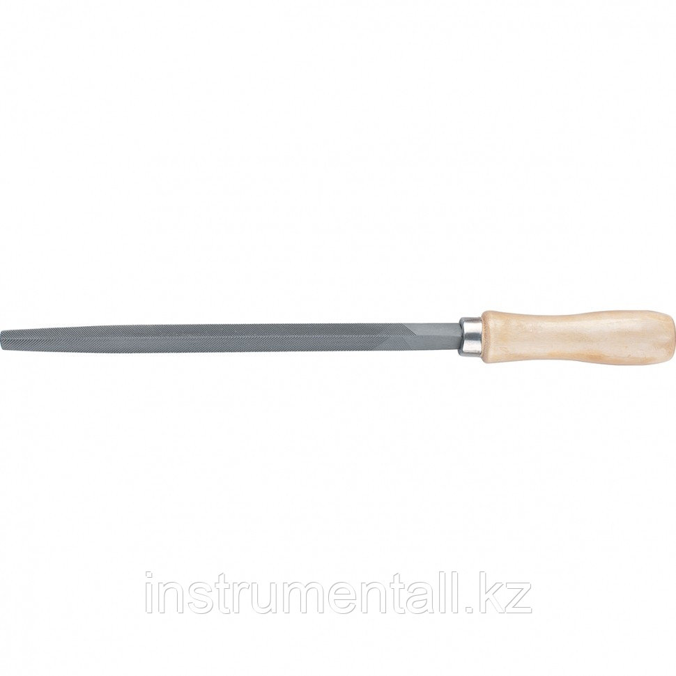 Напильник трехгранный, 250 мм, деревянная ручка Сибртех Новинка