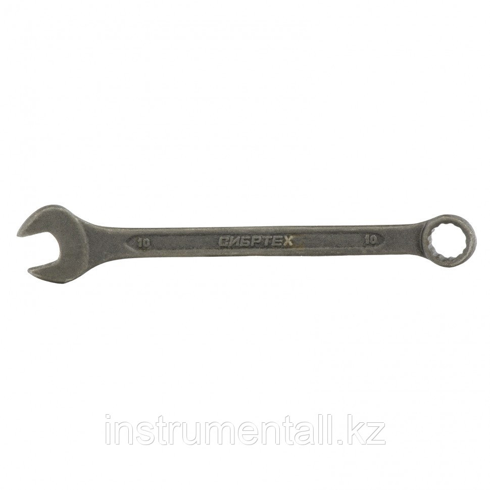 Ключ комбинированный, 10 мм, CrV, фосфатированный, ГОСТ 16983 Сибртех Новинка