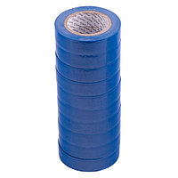 Набор изолент ПВХ 15 мм х 10 м, синяя, в упаковке 10 шт, 150 мкм Matrix Новинка