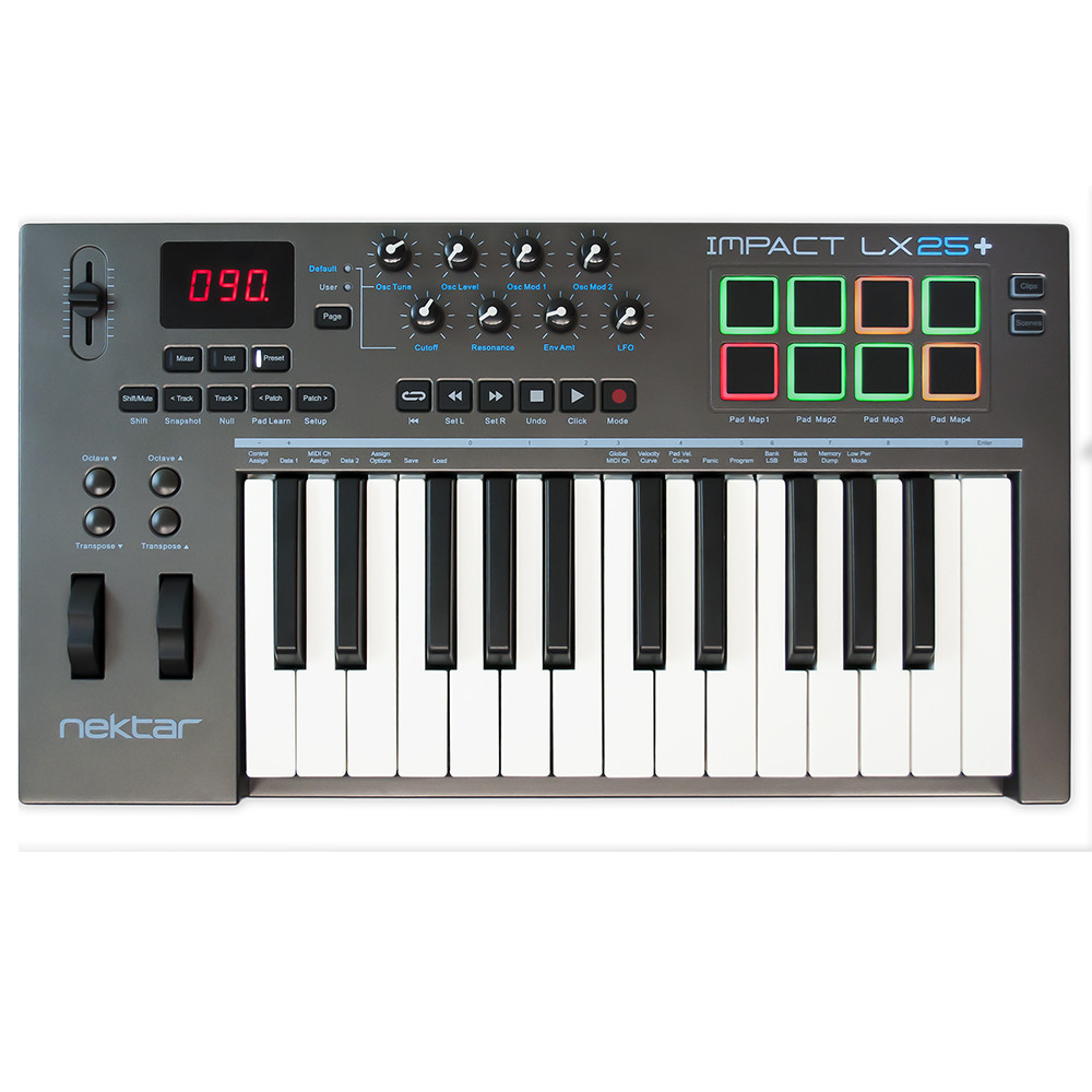 MIDI-клавиатура Nektar Impact LX25+ - фото 3 - id-p102981787