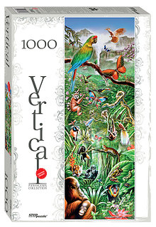 Пазл 1000 эл панорамный Мозаика "puzzle" 1000 "Джунгли" (Панорама)