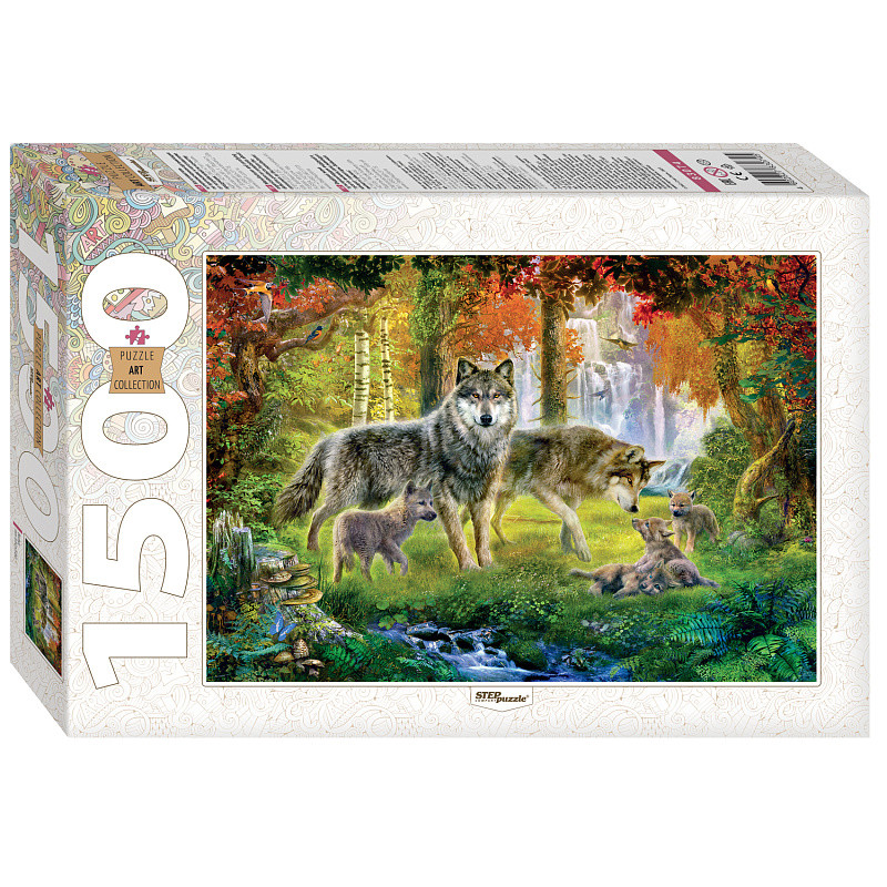 Пазл 1500 эл Мозаика "puzzle" 1500 "Волки" (new)