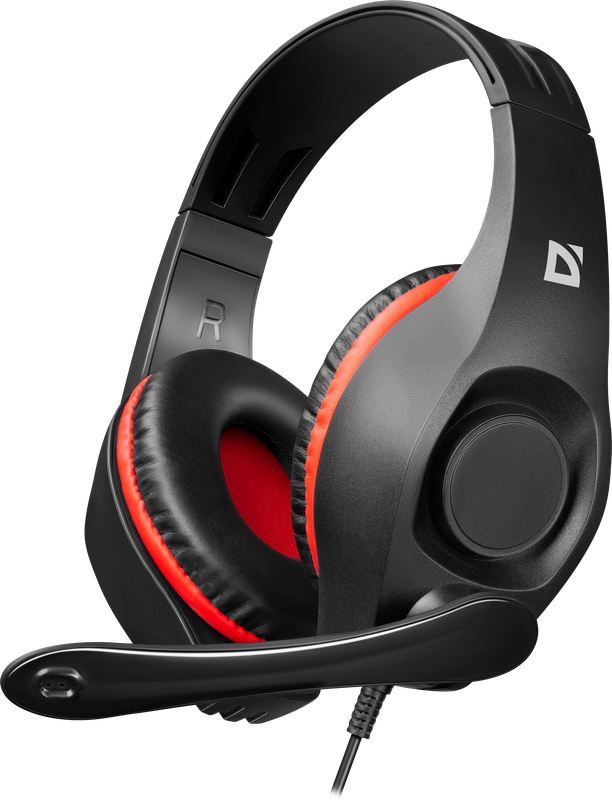 Defender 63130 Наушники-гарнитура проводная Tune 130 черный+красный