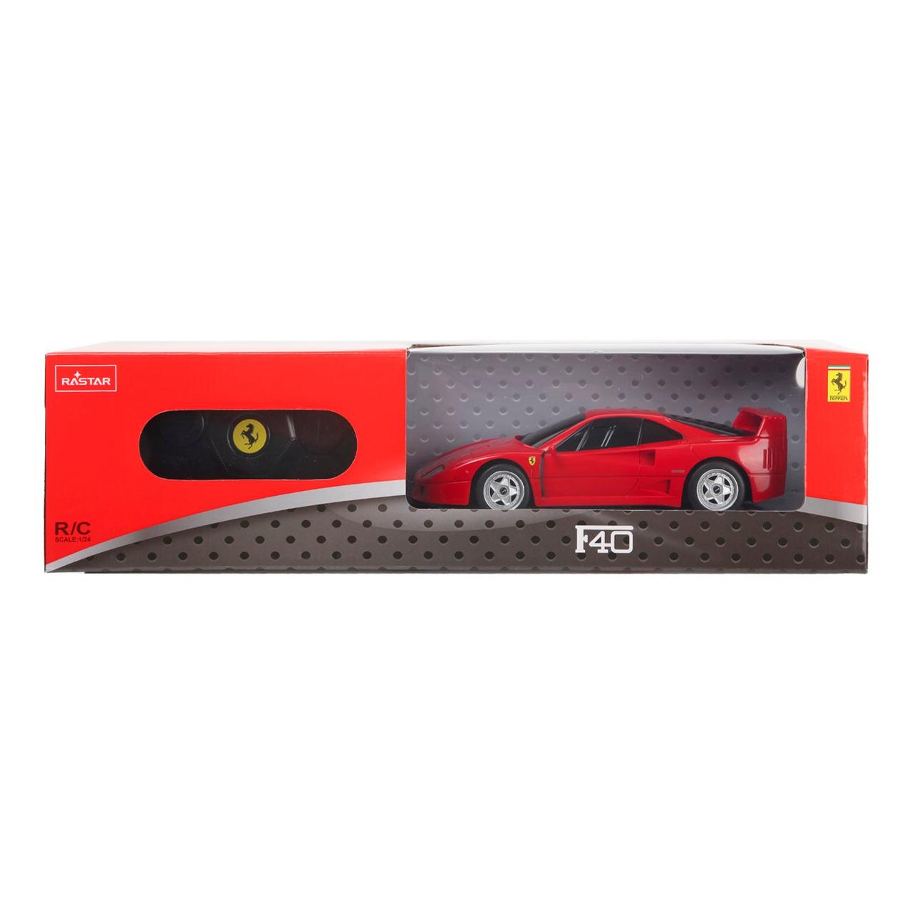 Rastar Радиоуправляемая машинка Ferrari F40, Красная 1/24 - фото 6 - id-p103067397