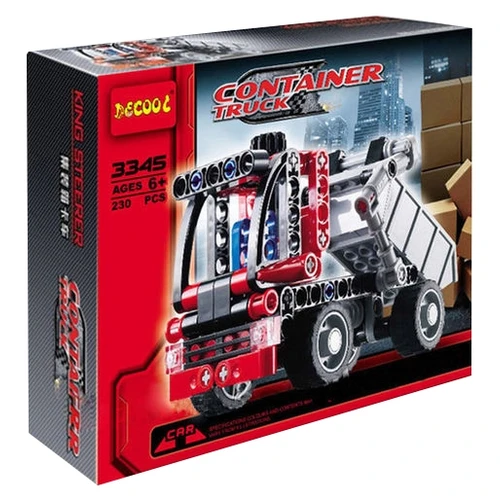 Jisi Bricks 3345 Конструктор Контейнерный Самосвал, 119 дет., фото 1