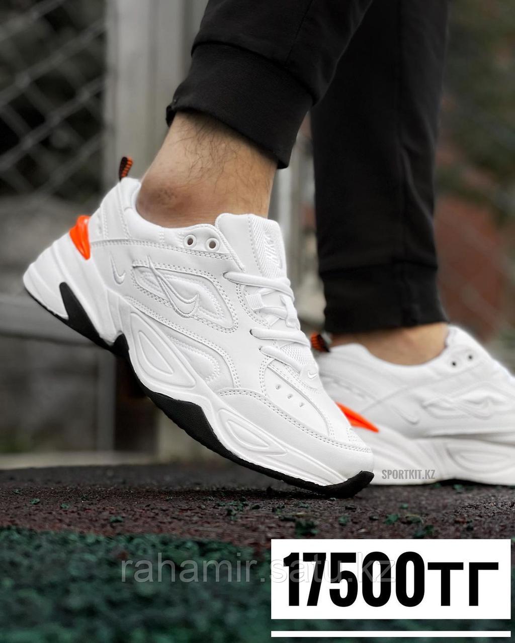 Кроссовки Nike M2K бел оранж 202-1