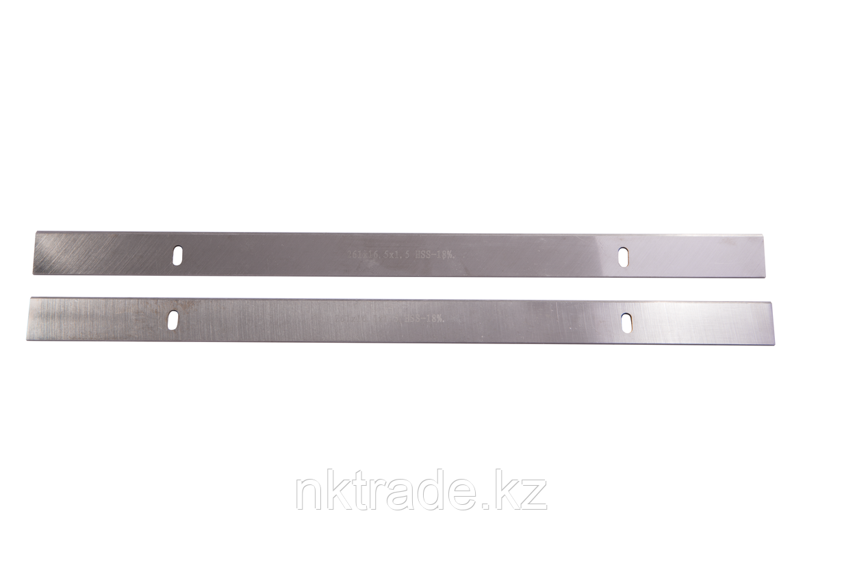 Комплект строгальных ножей HSS18% 261х16,5х1,5 мм для JPT-10B (2 шт.) (707411) - фото 1 - id-p48729498