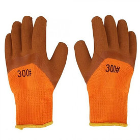 Нейлоновые перчатки с рифленым вспененным нитриловым покрытием утипленные 10 пар