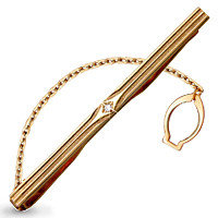 Зажим для галстука Aquamarine 70413.6 позолота