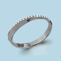 Кольцо  серебряное классическое Aquamarine 63305А.5 покрыто  родием