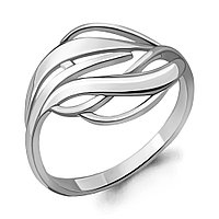 Серебряное кольцо Aquamarine 52784.5 покрыто родием