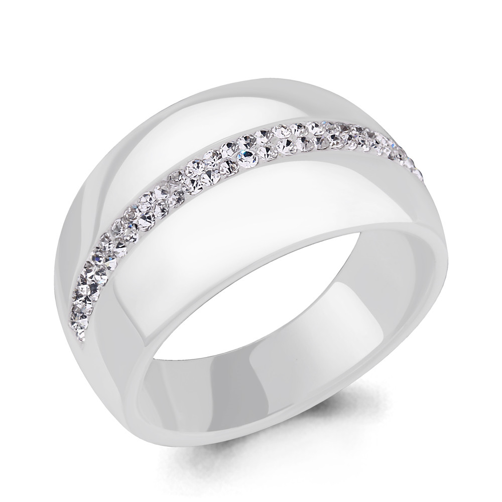 Кольцо Aquamarine 66598.6 серебро с позолотой