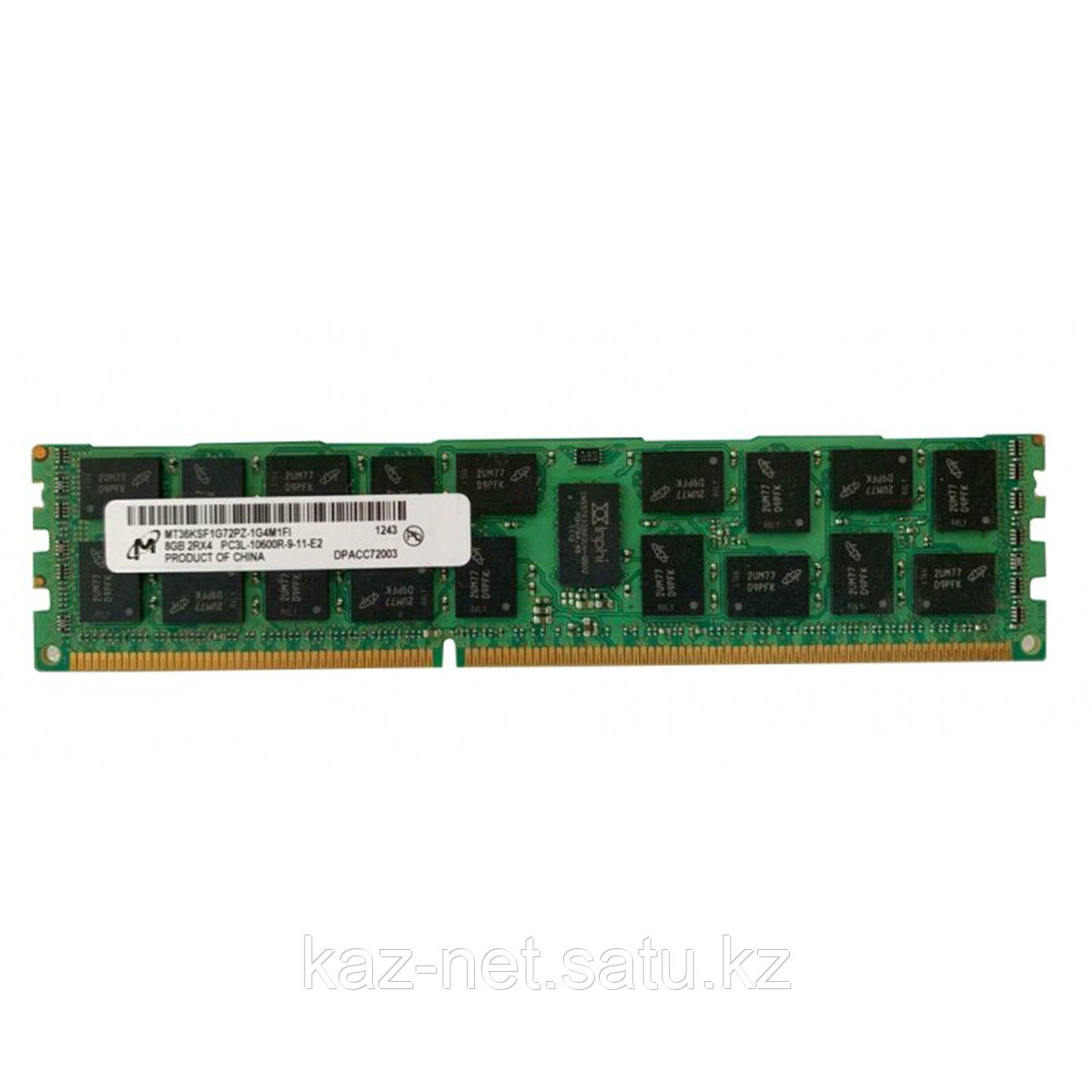 Оперативная память 8GB DIMM DDR3 PC10600(1333) REG ECC 1.35v 2RX4 240P 1024MX72 512 - фото 1 - id-p103080579