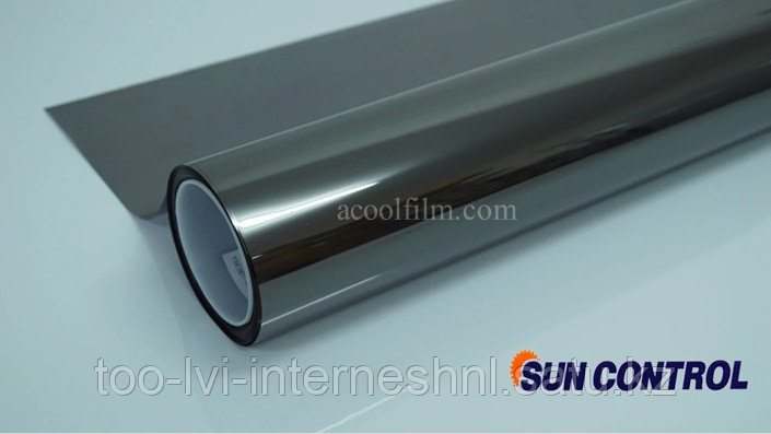 Зеркальная автомобильная тонировочная металлизированная плёнка Sun Control RA 10 (Цвет титан) - фото 1 - id-p5554131