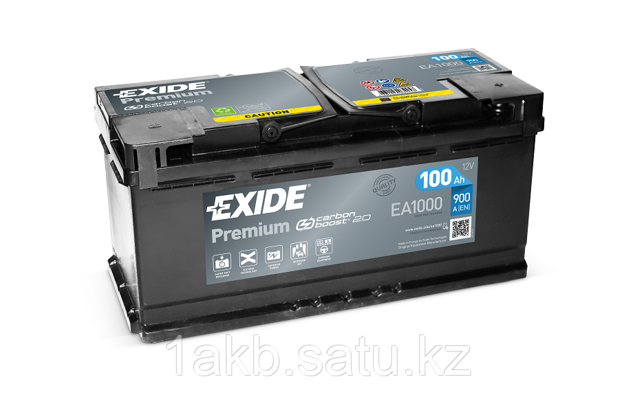 Аккумулятор EXIDE 100 Ач, EA1000 - фото 1 - id-p103040680