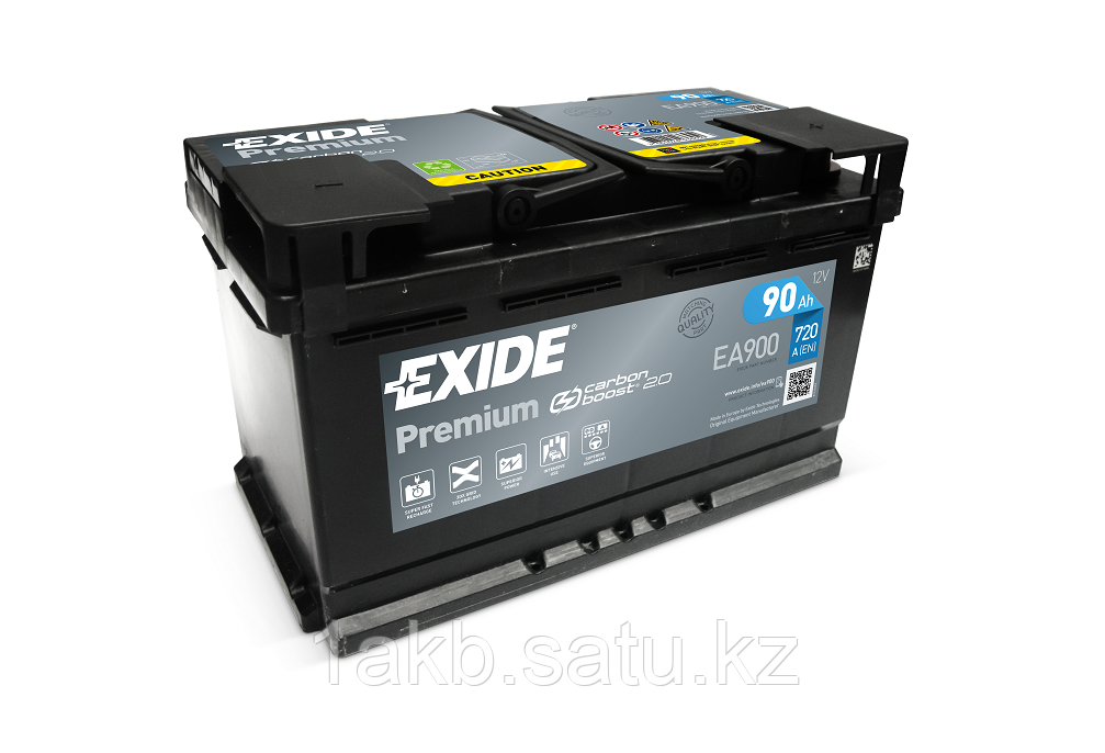 Аккумулятор EXIDE 90 Ач, EA900 - фото 1 - id-p103040640