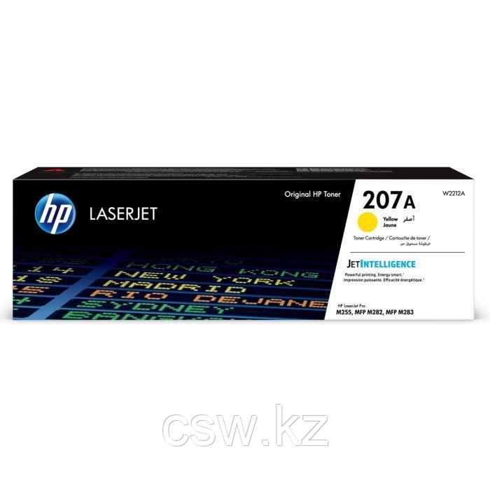 Картридж HP 207A, желтый / 1250 страниц (W2212A) - фото 1 - id-p103093548