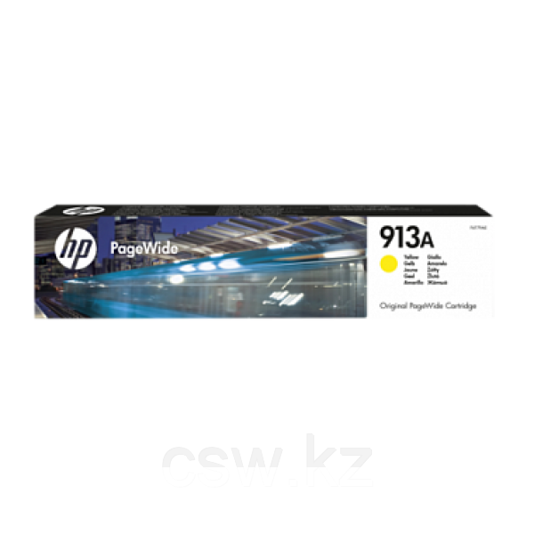 Картридж HP PageWide 913A желтый 3000 страниц (F6T79AE) - фото 1 - id-p103093592