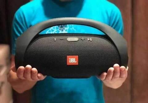 Колонка портативная с mp3-плеером JBL BOOMBOX BT105 {реплика, BT, 10Вт, радио, TF, USB, powerbank} (Красный) - фото 6 - id-p103102893