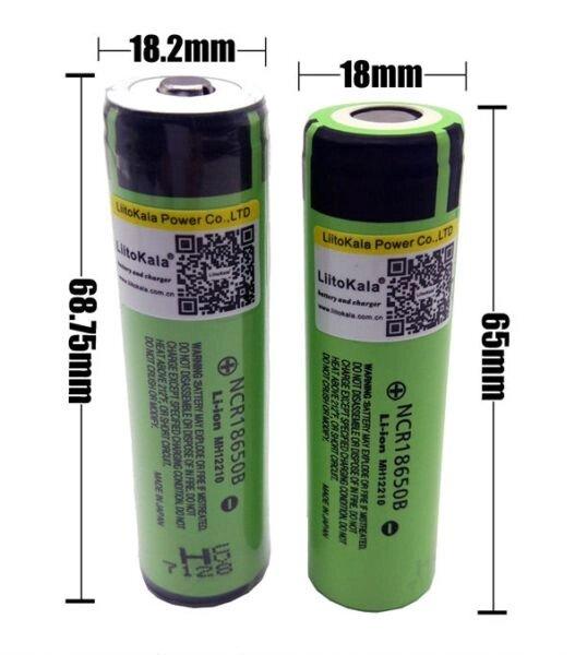 Li-Ion литий-ионные аккумуляторы NCR18650B 3400 мАч, защищенные - фото 2 - id-p103103498