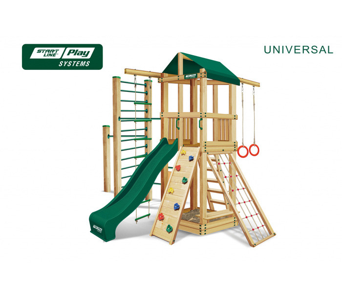 Детский городок UNIVERSAL эконом зел./крас.