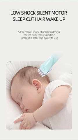 Триммер детский бесшумный для стрижки волос VGR Baby V-150 с USB-зарядкой (Оливковый) - фото 5 - id-p103103490
