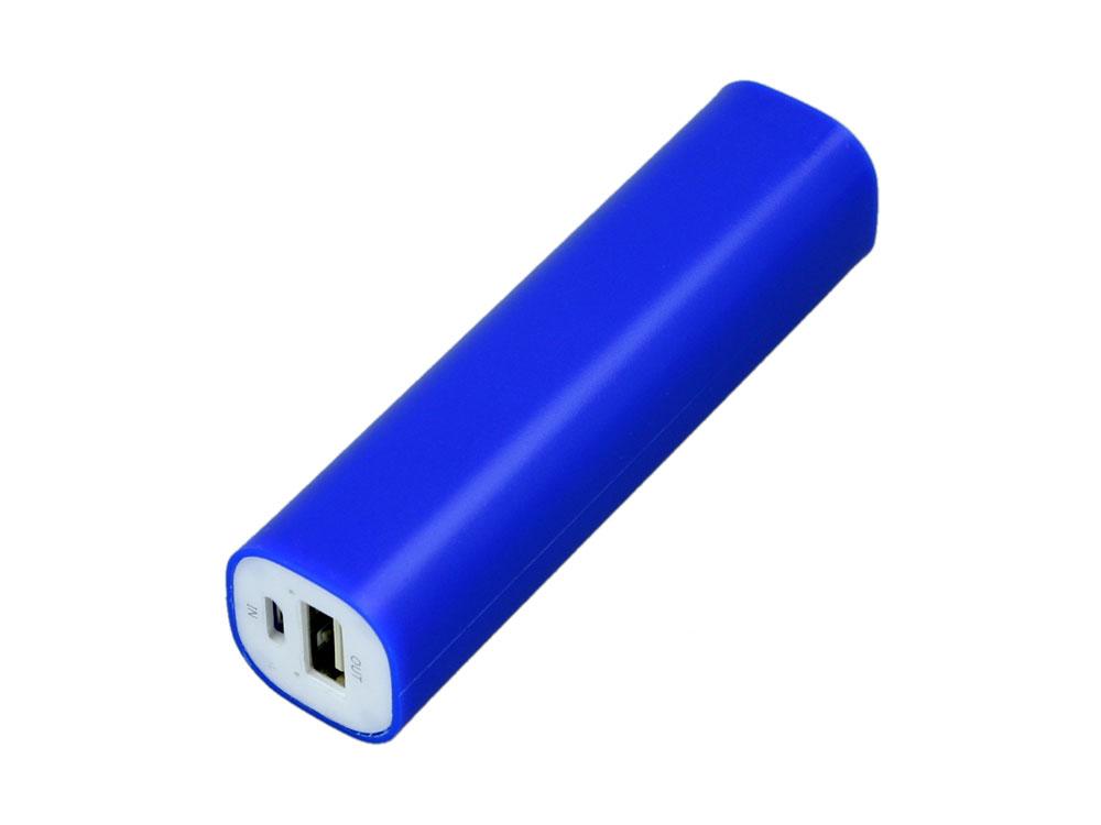 PB030 Универсальное зарядное устройство power bank прямоугольной формы. 2200MAH. Синий