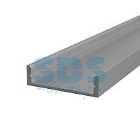 Профиль алюминиевый накладной 28х07 мм 2 м (заказывать отдельно рассеиватель 146-251, заглушки 146-204-1)