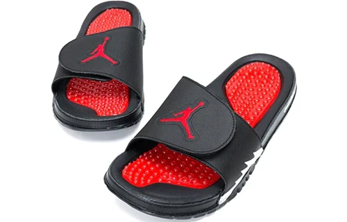 Сланцы Jordan Hydro 5 Retro Black-Red-White - фото 1 - id-p103108393