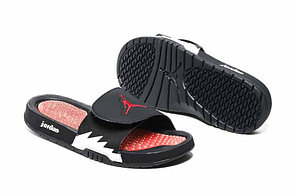 Сланцы Jordan Hydro 5 Retro “Black-Red-White”, фото 5