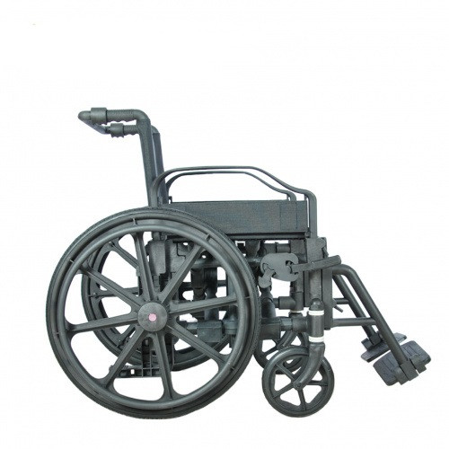 Кресло-коляска инвалидное (DS902P, Механическая, Рентгенопрозрачная) - фото 2 - id-p103108454