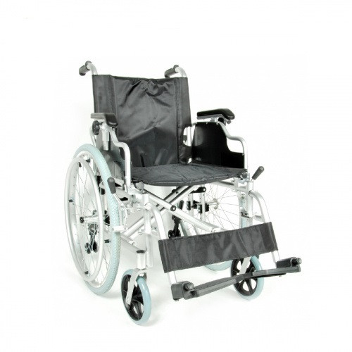Кресло-коляска инвалидное (DS251A, Механическая, Усиленная рама), 46 см, Пневмо - фото 1 - id-p103109032