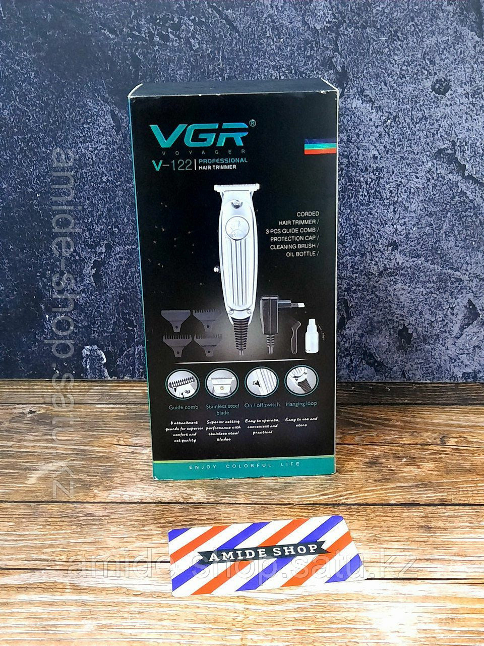 Проводной триммер для окантовки волос и бороды VGR V-122 - фото 5 - id-p103109064