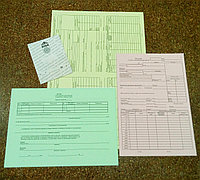 Самокопирующиеся бланки А4 (4 слоя)