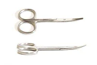 Ножницы тупоконечные вертикально-изогнутые 100мм