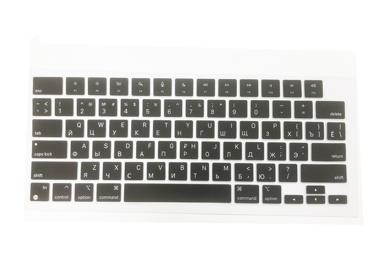 Силик. накладка на клавиатуру MacBook Pro 14-16 New (A2442, A2485), RU/ENG