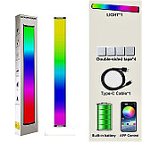 Музыкальный атмосферный RGB Bluetooth светильник с аккумулятором, фото 3