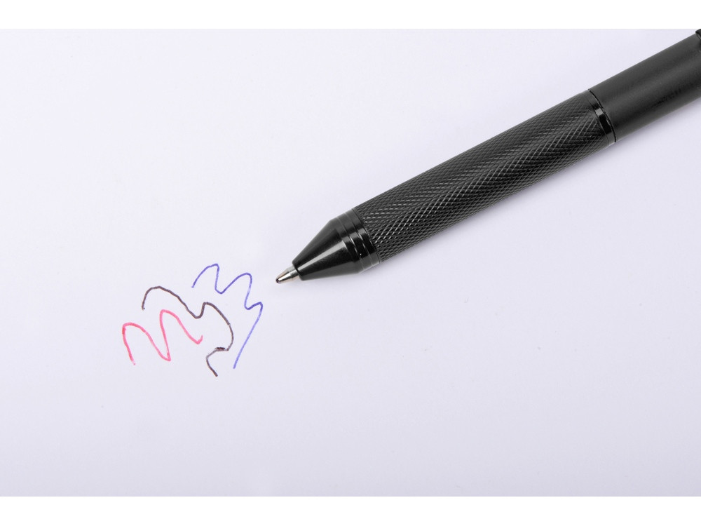 Ручка мультисистемная металлическая System в футляре, 3 цвета (красный, синий, черный) и карандаш - фото 6 - id-p103114770