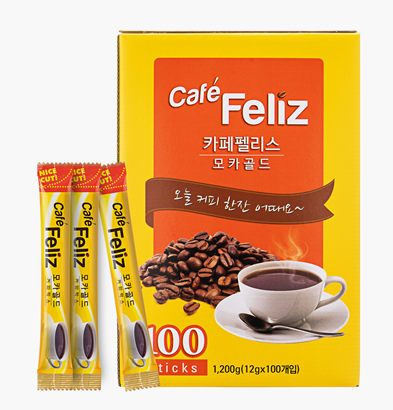 Кофе 3 в 1 Cafe Feliz Мокко Золото 100Т/ Feliz Co., фото 1
