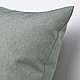 Подушка КЭРЛЕКСГРЭС, зеленый, 40x40 см, фото 2