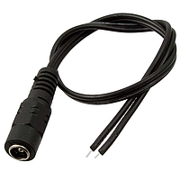 JR-F29A Разъём питания штырьковый DC 5.5*2.1 мм 30cm, на проводе 30 см RUICHI