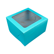 Kazakhstan Упаковка для пирожного 16,5х16,5х10см картон с окном тиффани 100шт/уп